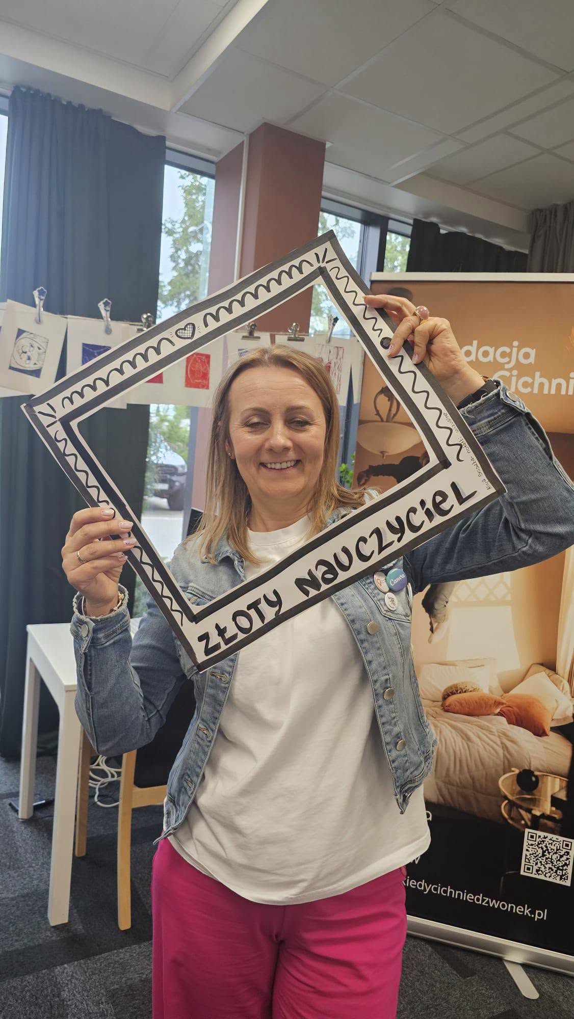 Uczestniczka konferencji Fundacji Kiedy Cichnie Dzwonek